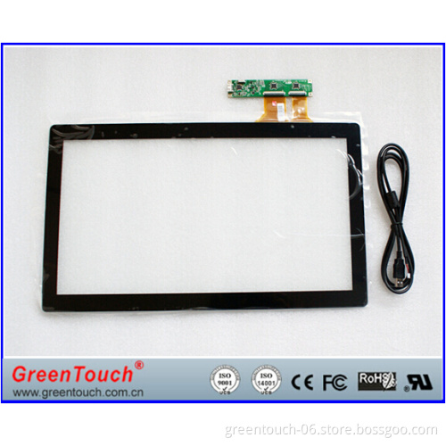 17" PCAP/ Interactive Projected capacitive touch screen (G+G Structure) for 10.4''-24''touch monitor Kiosk